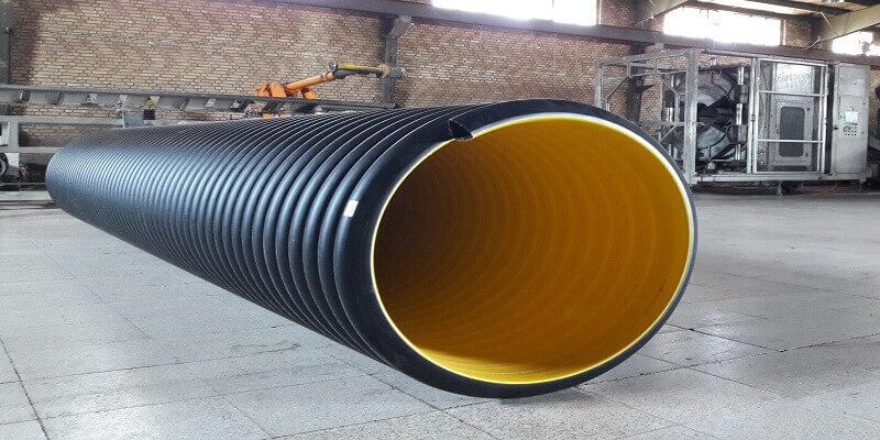 لوله اسپیرال پلی اتیلن